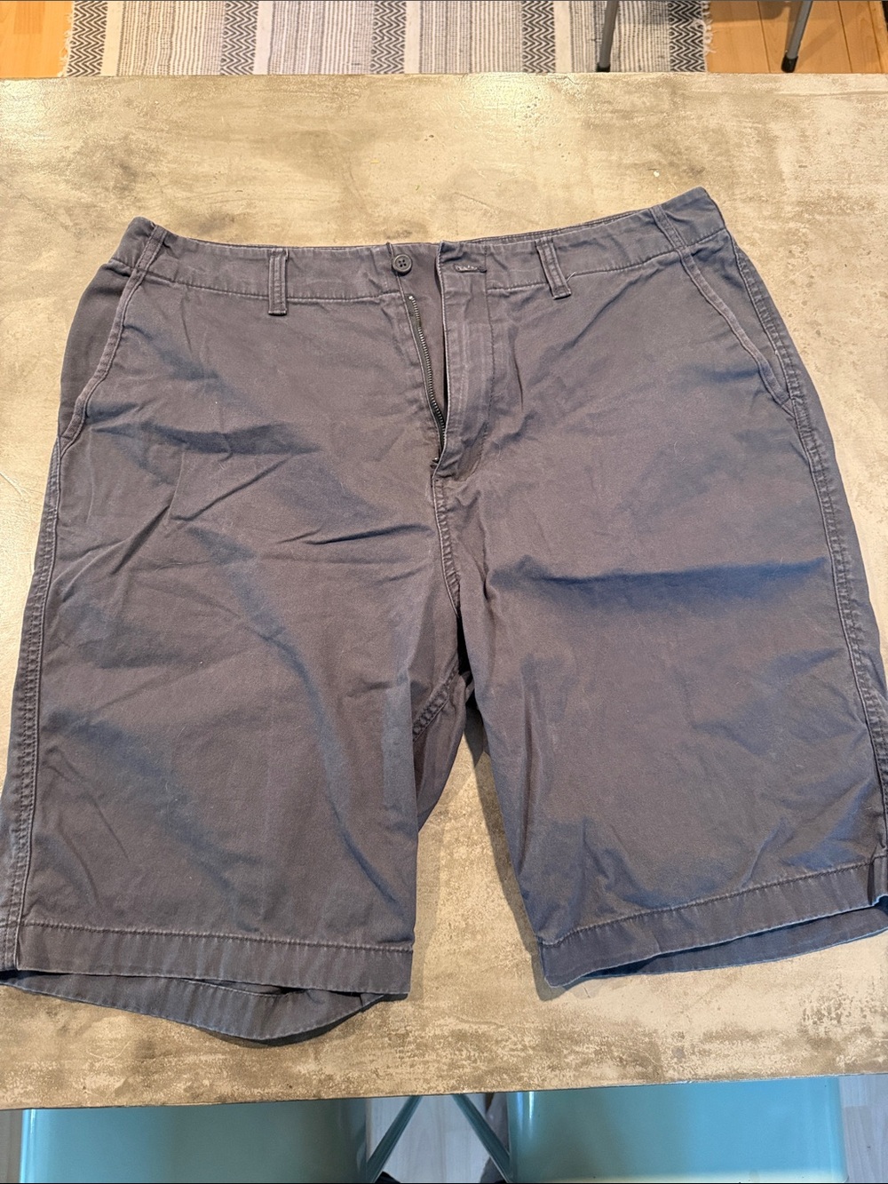 Old Navy Slate gray Flat Front Men's Shorts